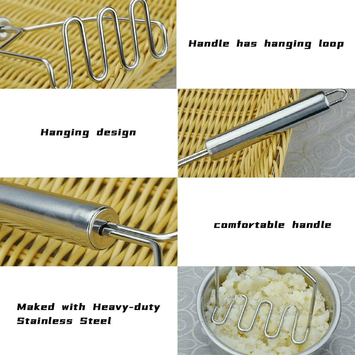 Stainless Steel Potato Masher