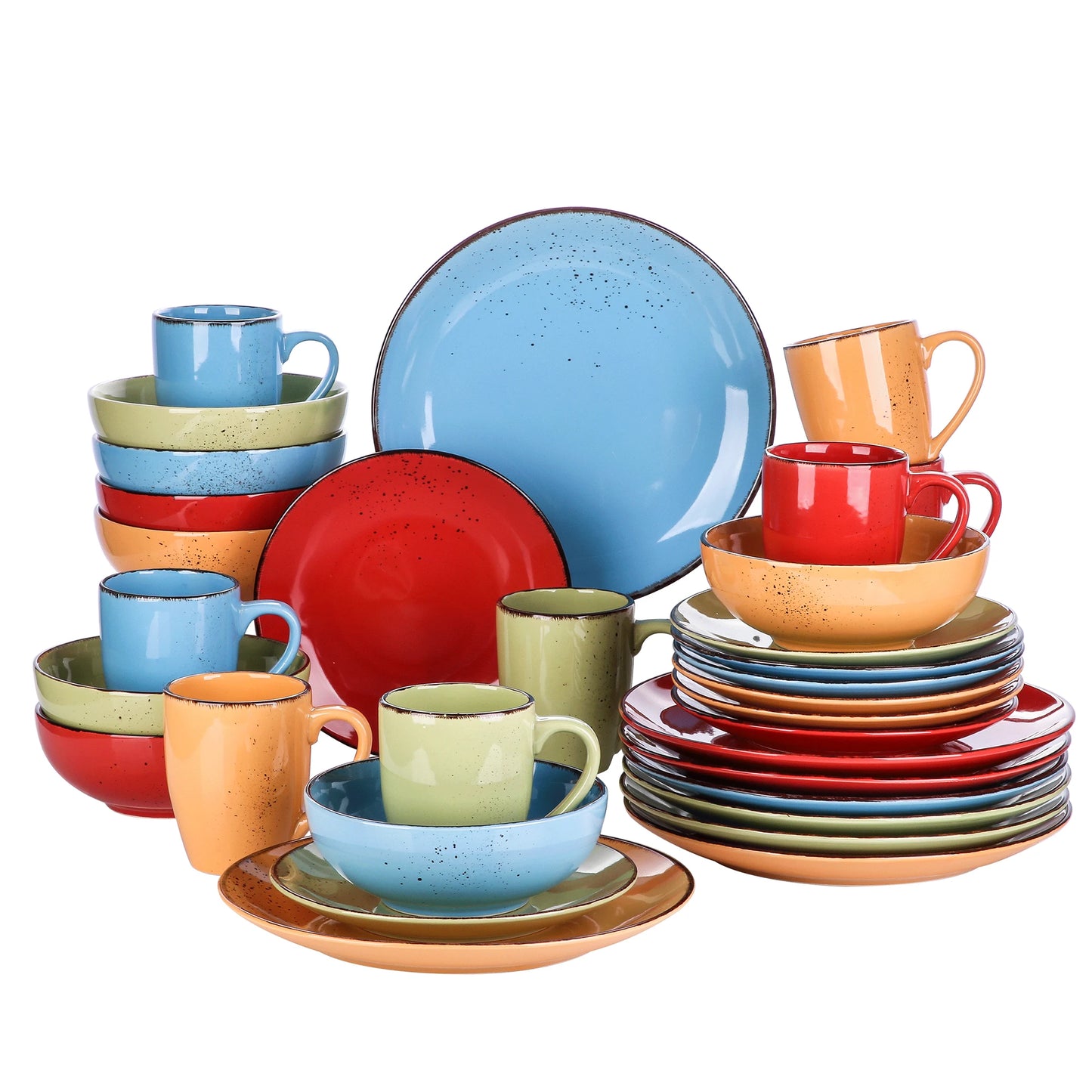 Vancasso 16/32/48-Piece Stoneware Ceramic Dinnerware Set