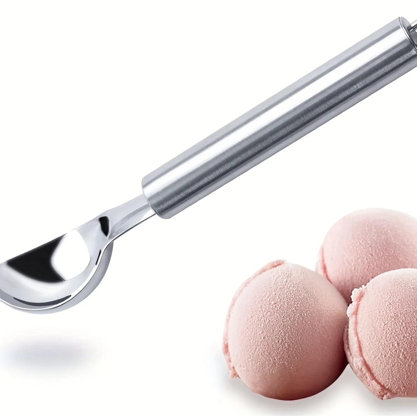 Modern Stainless Steel Ice Cream Scoop