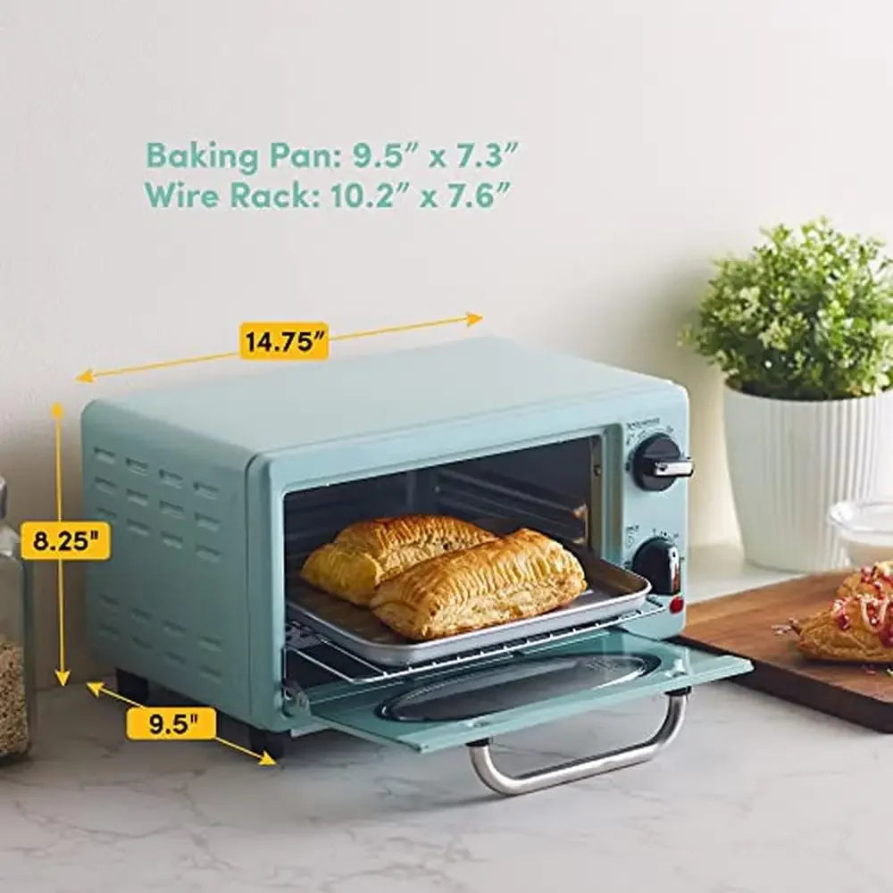 50's Retro Countertop Toaster Oven