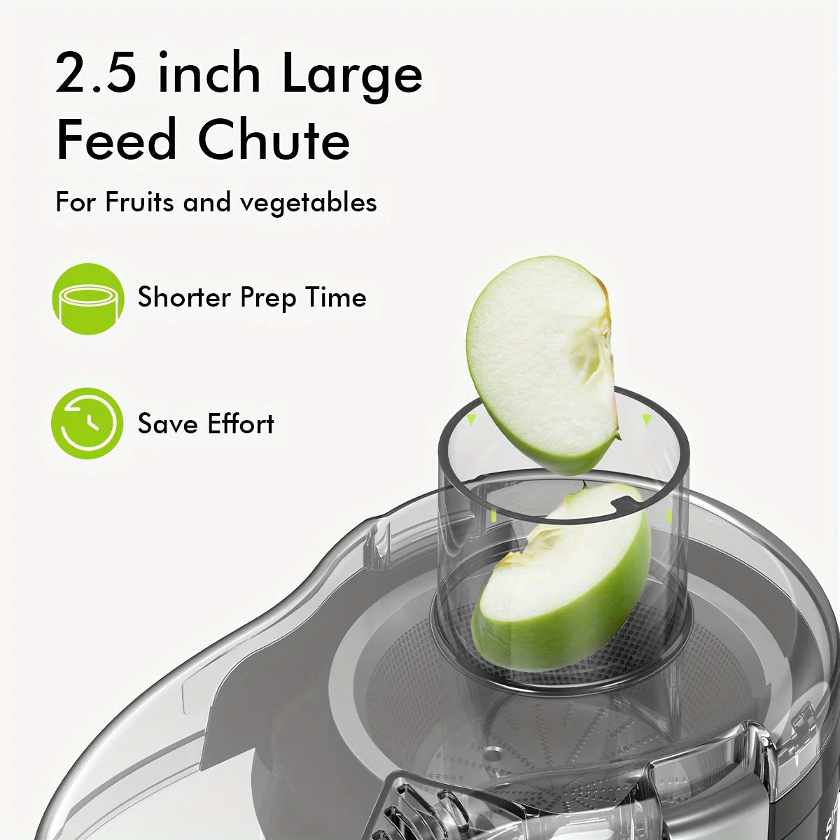 SiFENE Compact Centrifugal Juicer with 3-Speed Settings