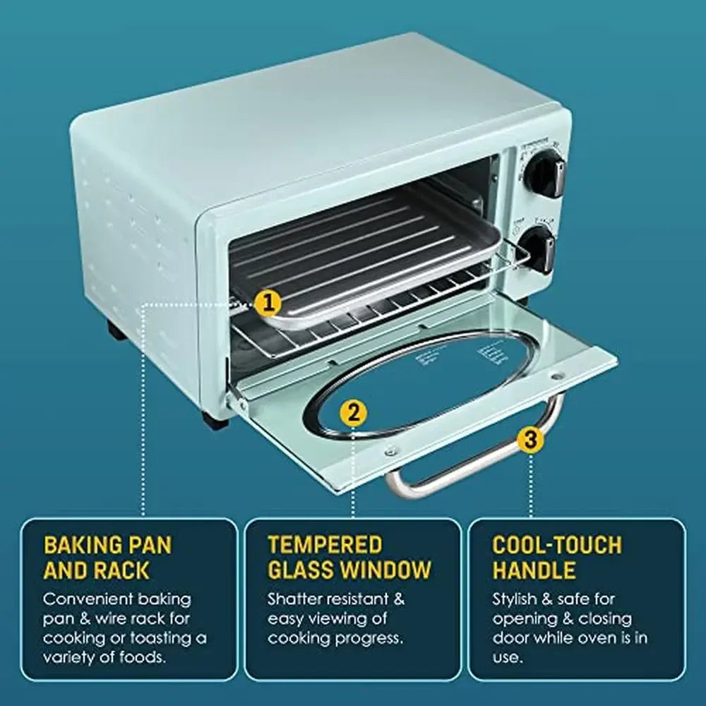 50's Retro Countertop Toaster Oven