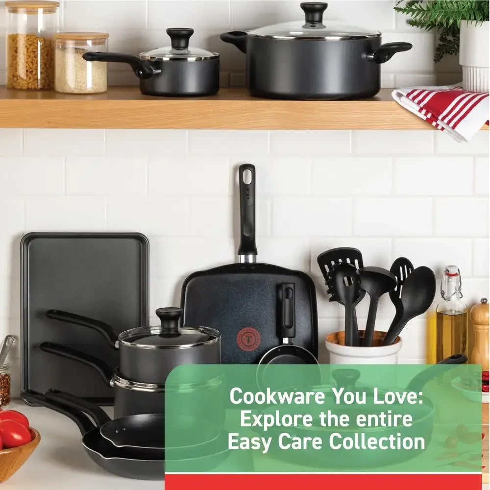 20-Piece Non-Stick Cookware Set Easy Care Collection