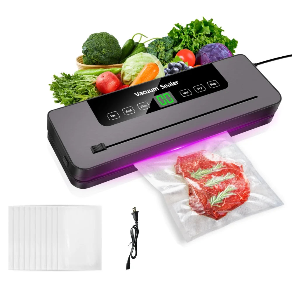 Food Vacuum Sealer Machine 10 Sealer bags