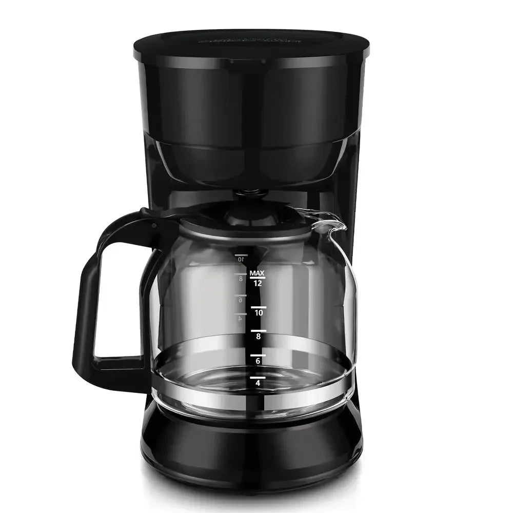 Black 12-Cup Coffee Maker