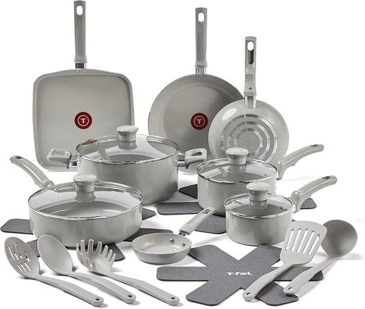 20pc Ceramic Ceramic Non Stick Cookware Set