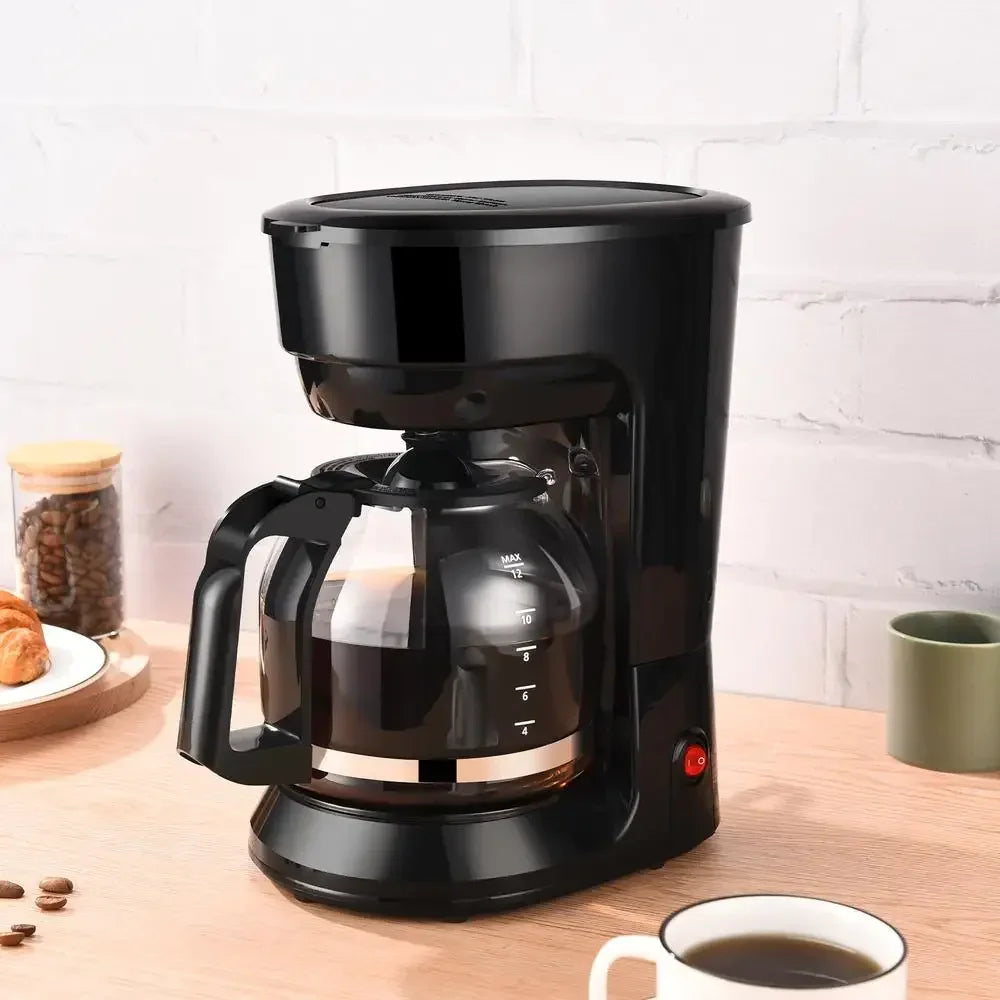 Black 12-Cup Coffee Maker