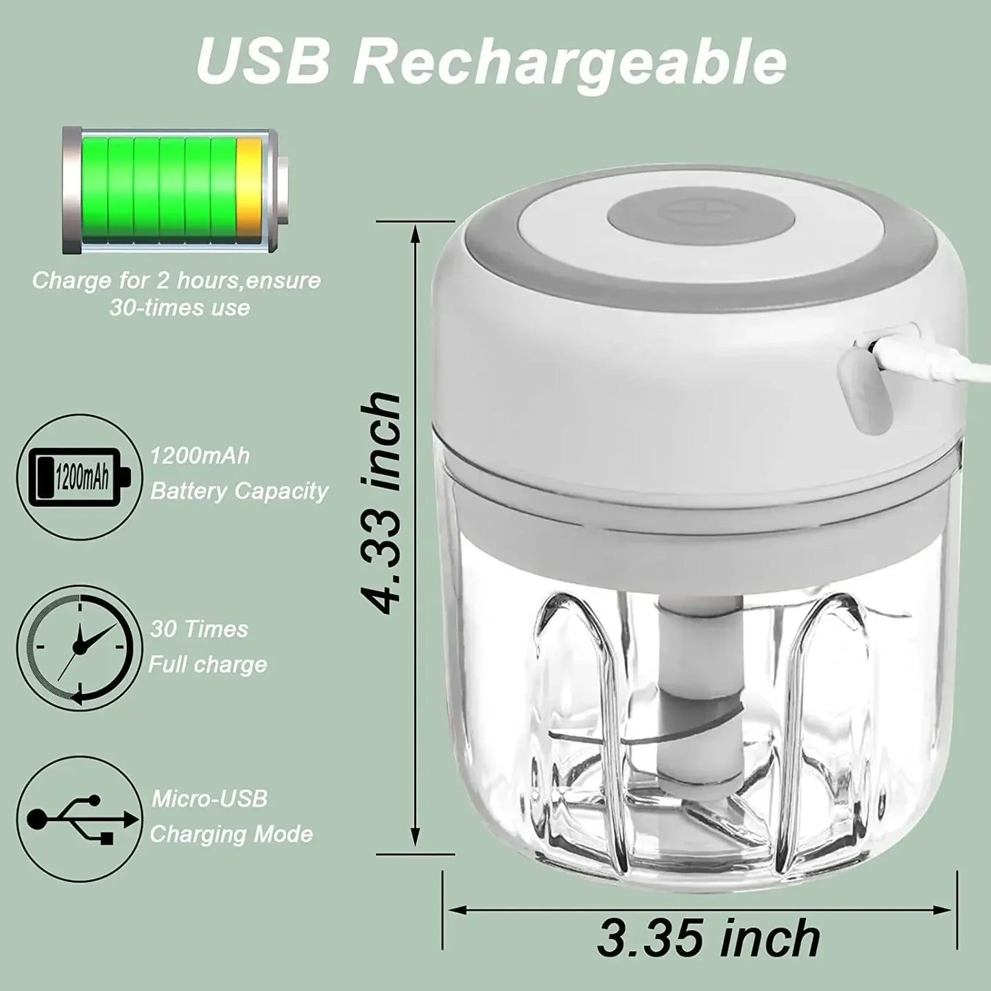 100ML/250ML Electric Meat Mincer