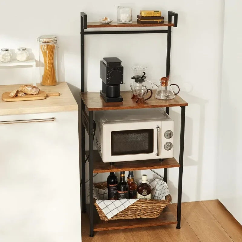 Bakers Rack with Power Outlet