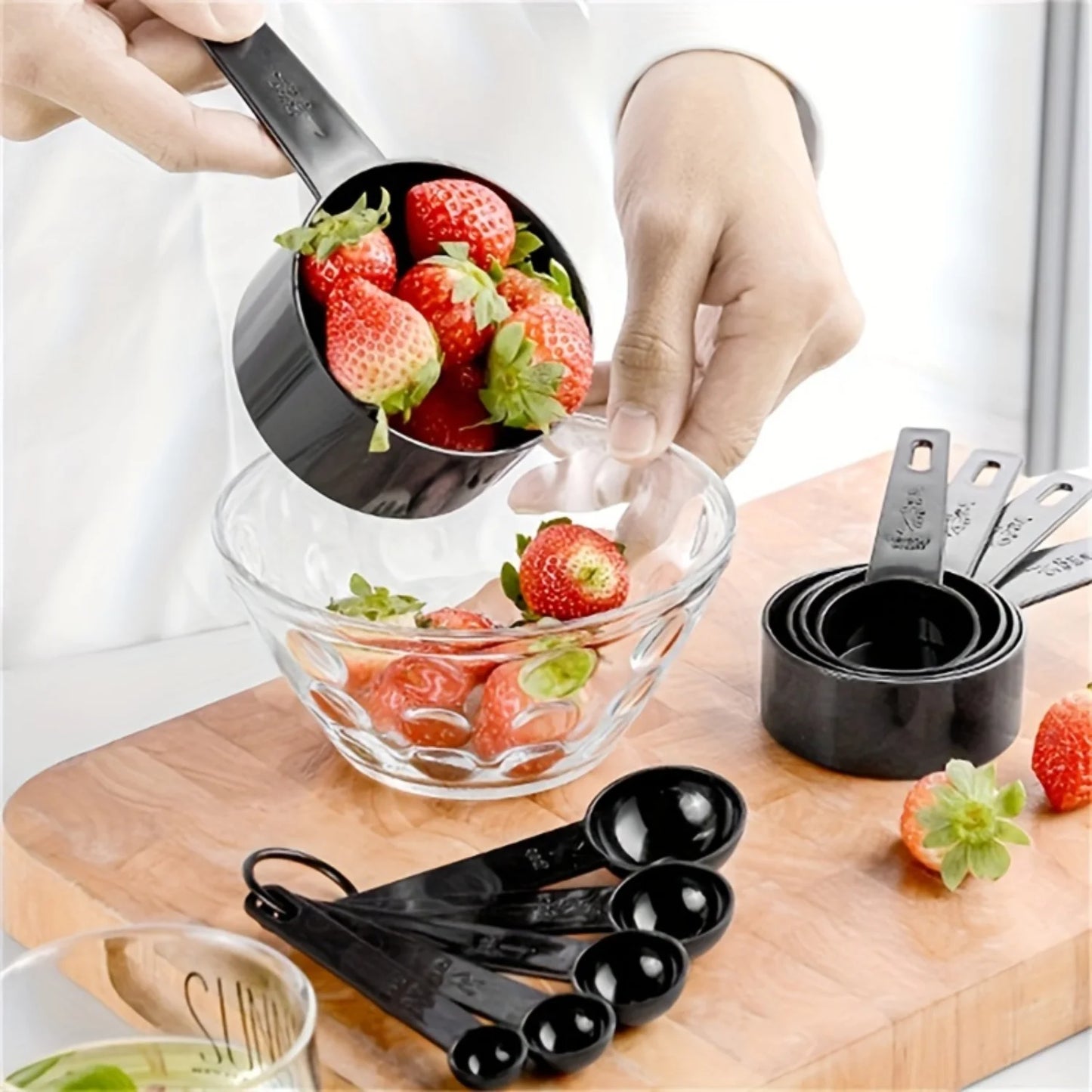 10-Piece Stackable Measuring Cup & Spoon Set