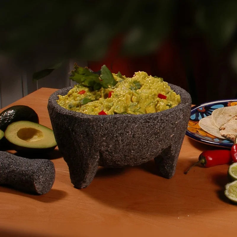 8.6 inch Molcajete Mortar and Pestle