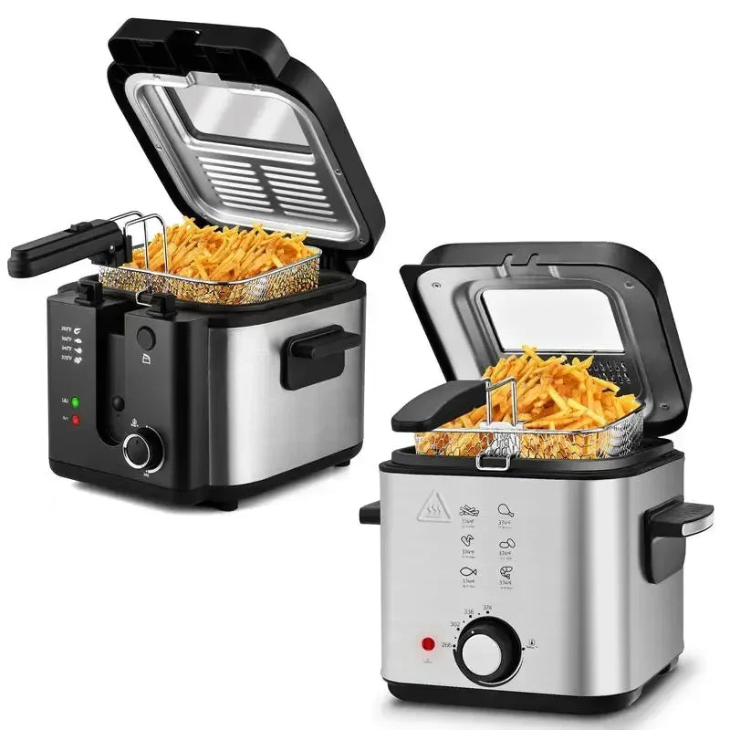 SUSTEAS 1500W Electric Deep Fryer with Basket