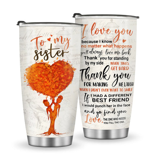 20oz Gifts From Sisters Coffee Tumbler Mug