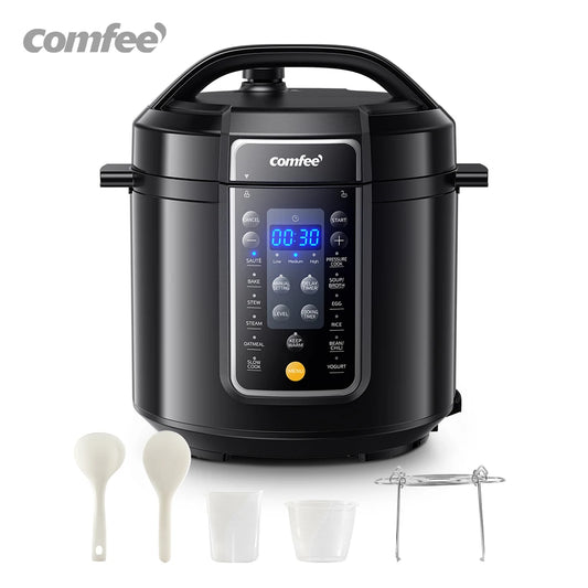 COMFEE’ 6 Quart 9-in-1 Electric Pressure Cooker