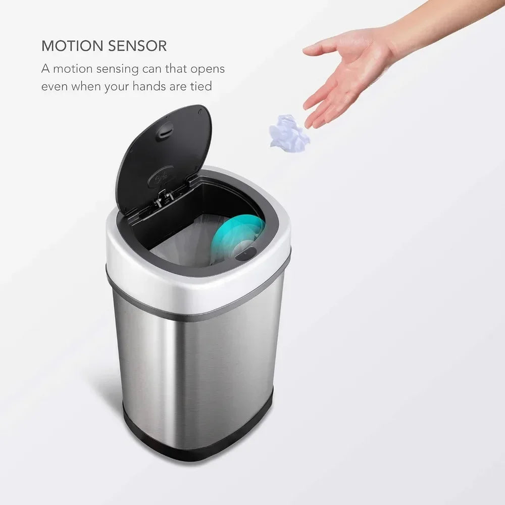 Motion Sensor Trash Can Combo Set