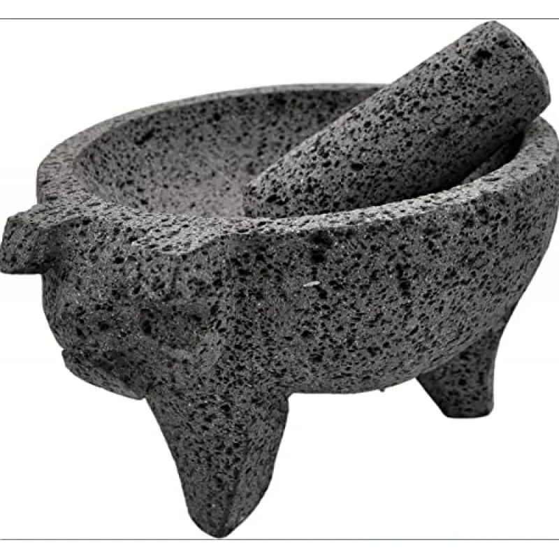 8.6 inch Molcajete Mortar and Pestle