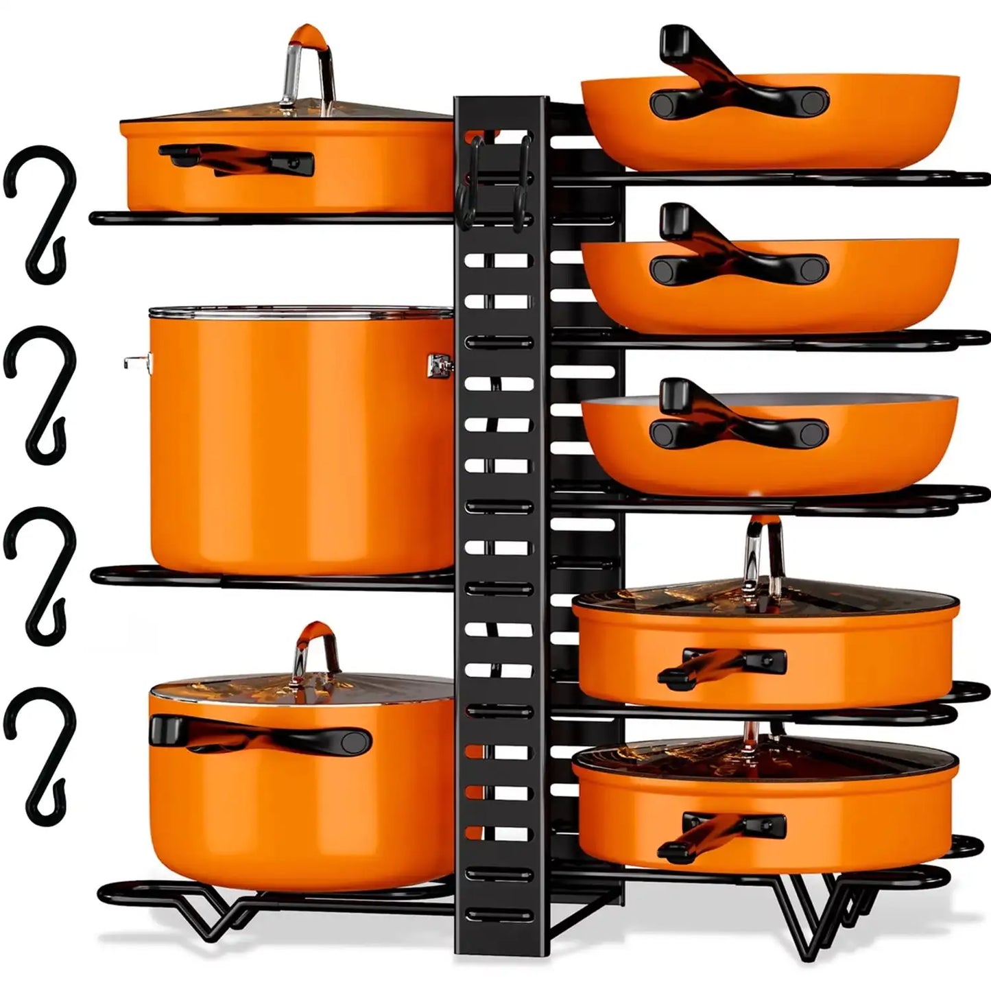 8 Tiers Pots and Pans Organizer