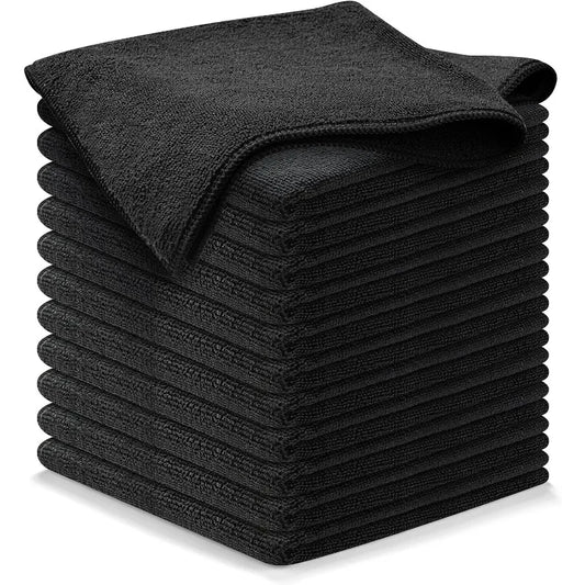 12Pcs (12x12 inch) - Ultra Absorbent Microfiber Towels