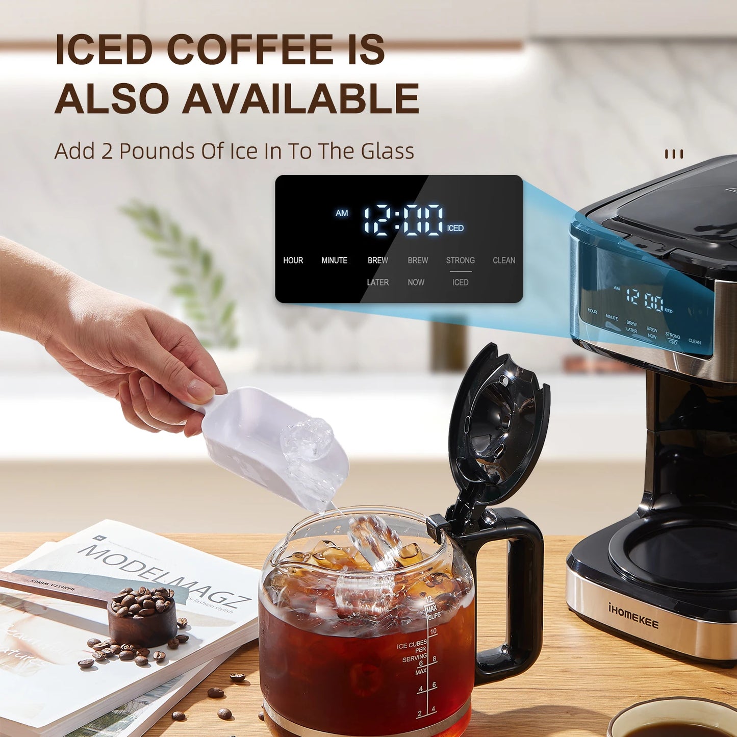 12 Cup Programmable Drip Coffee Maker