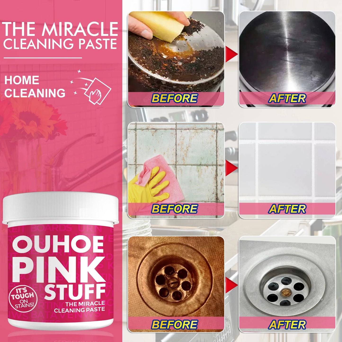 OUHOE Home Gentle Multi-Purpose Cleaning Paste