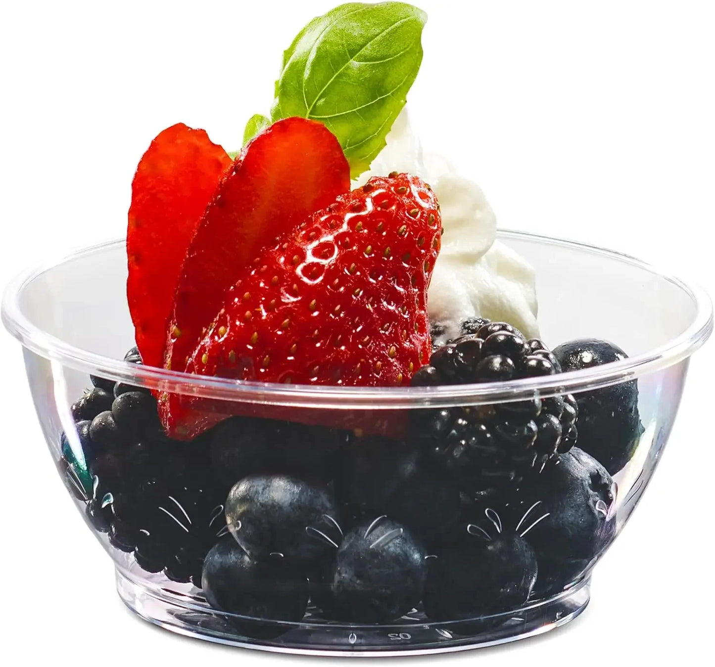 Disposable Premium Hard Plastic Dessert Bowls