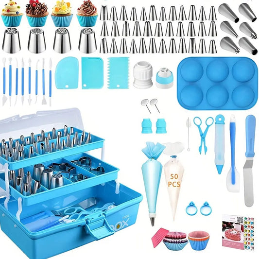 236pcs Complete Cake Decorating Accessories