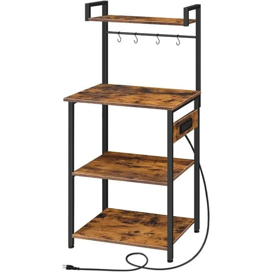 Bakers Rack with Power Outlet