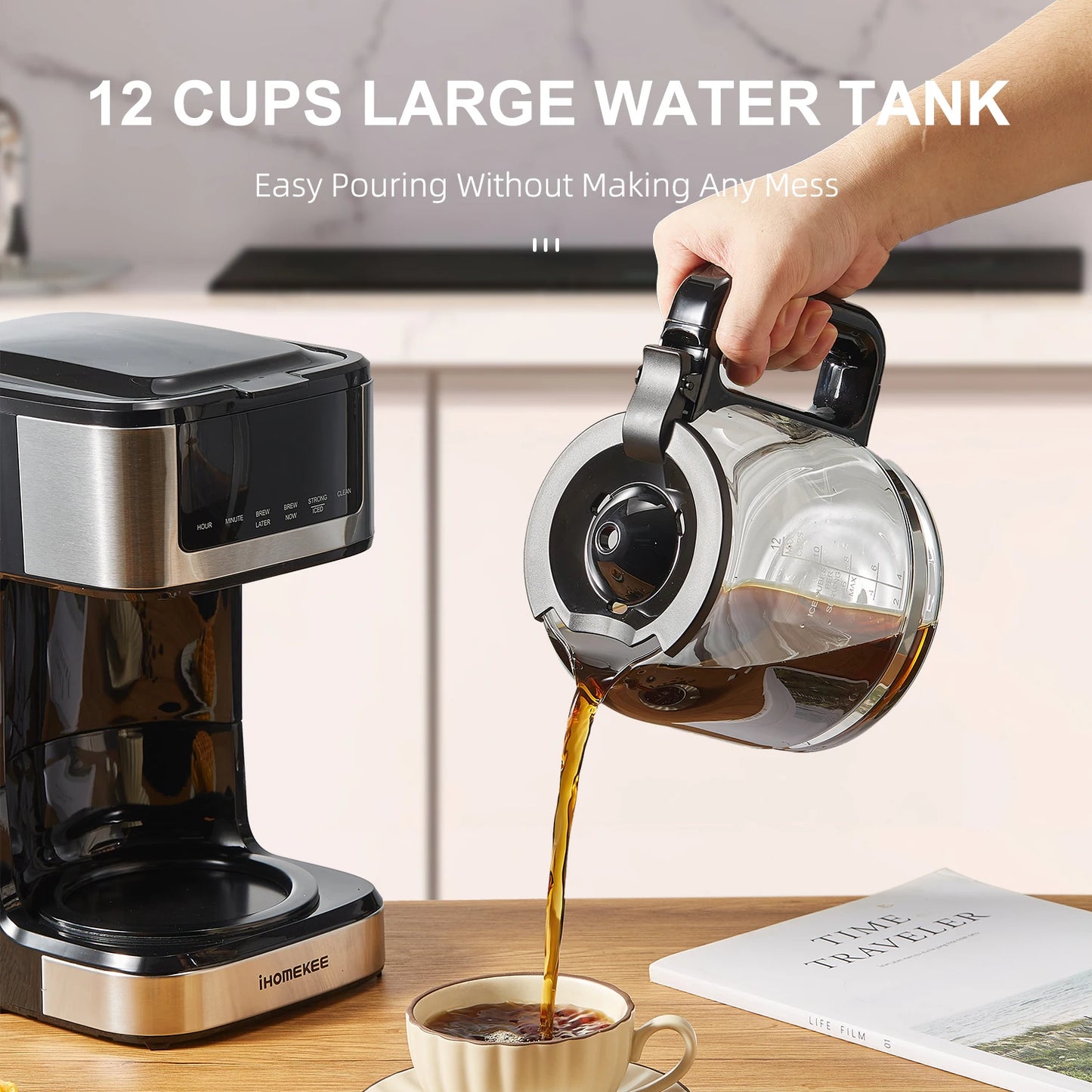 12 Cup Programmable Drip Coffee Maker