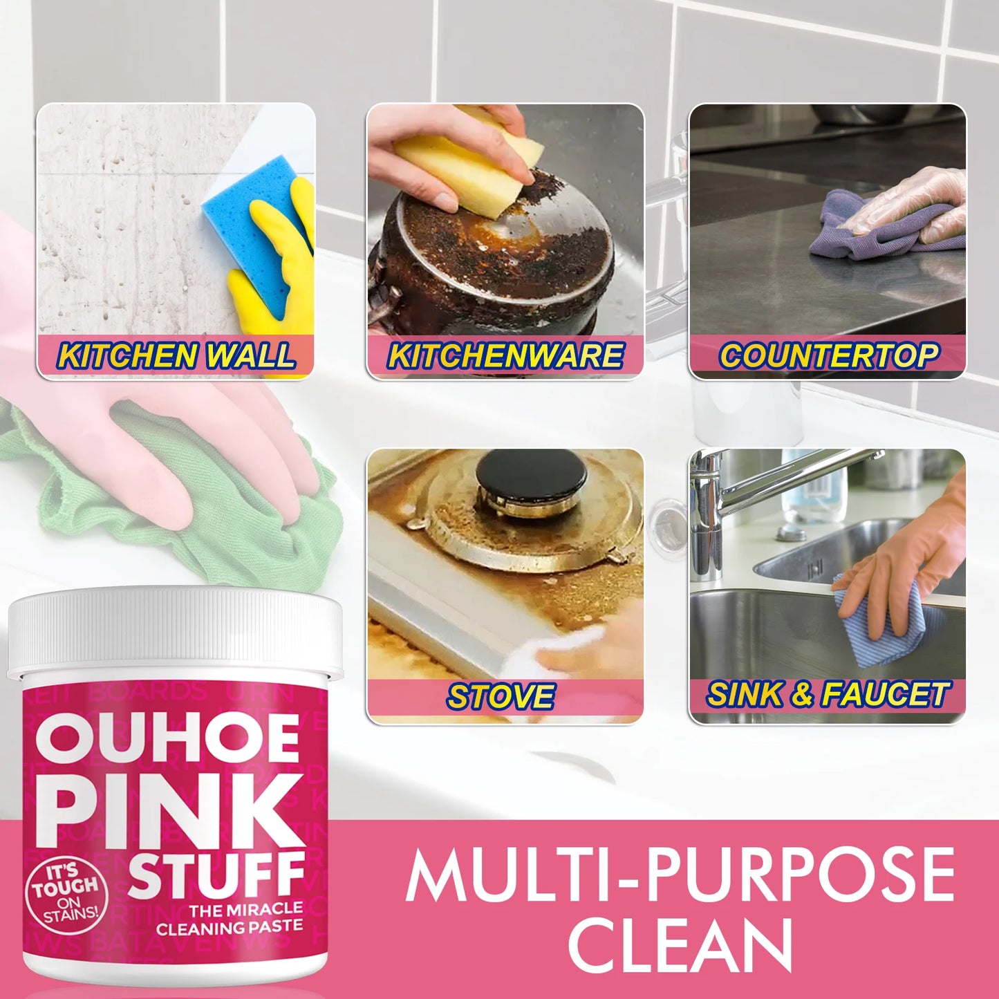 OUHOE Home Gentle Multi-Purpose Cleaning Paste