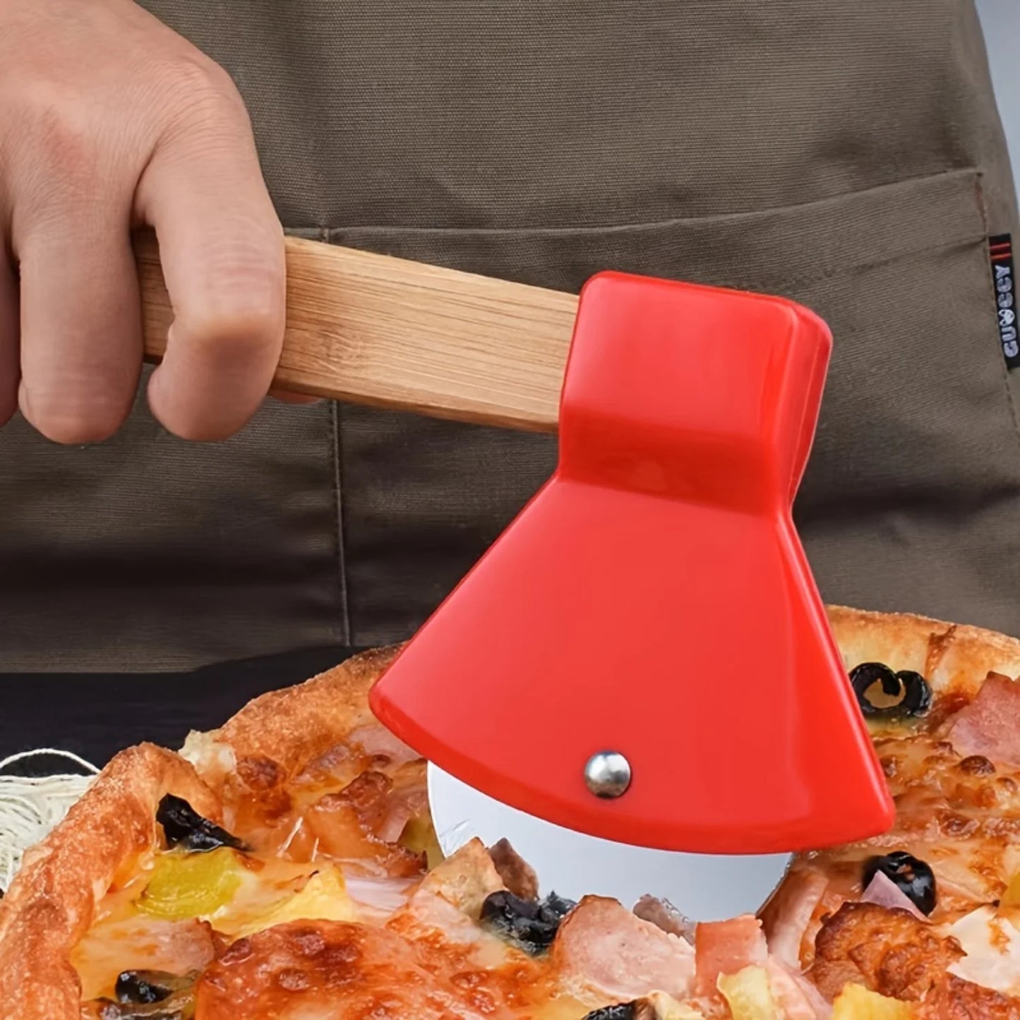 Stainless Steel Axe Pizza Cutter