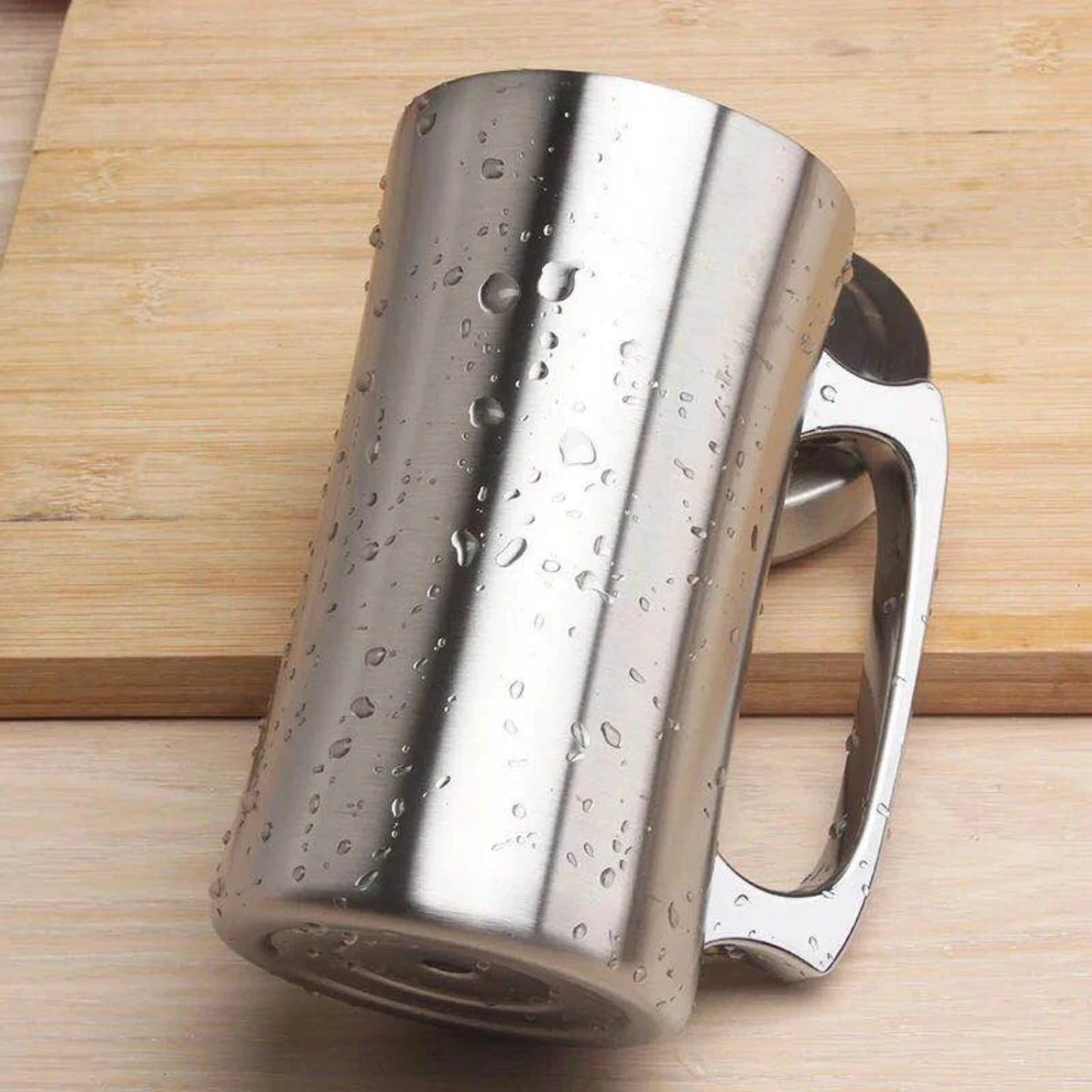 20oz Stainless Steel Insulated Beer Mug with Lid