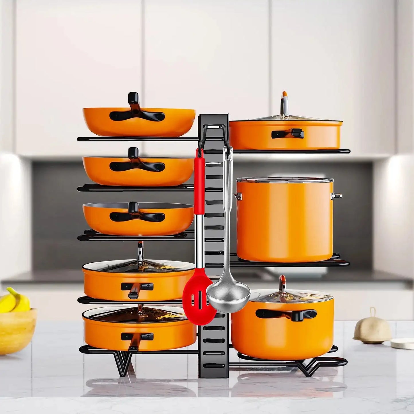 8 Tiers Pots and Pans Organizer