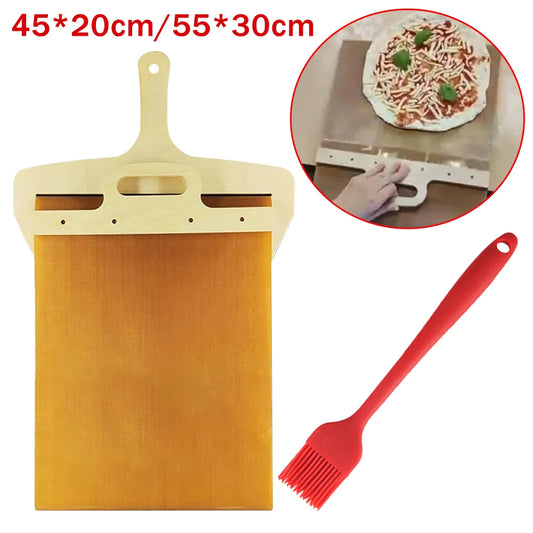 55x30/45x20cm Sliding Pizza Peel Shovel