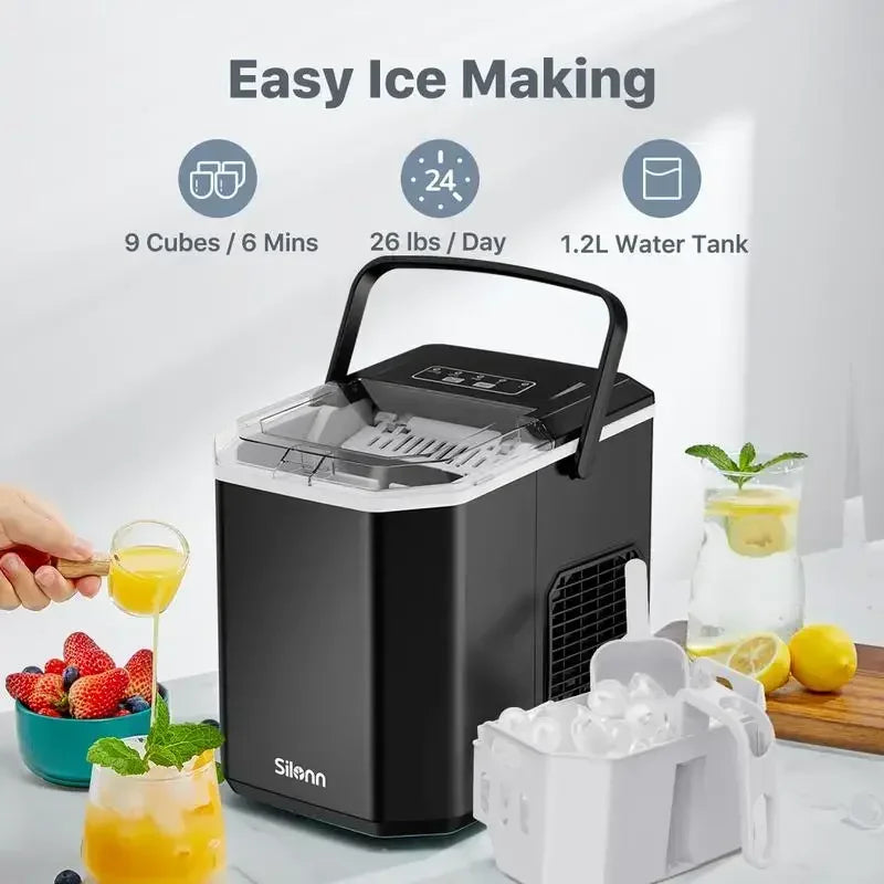 Silonn Countertop Bullet Ice Maker