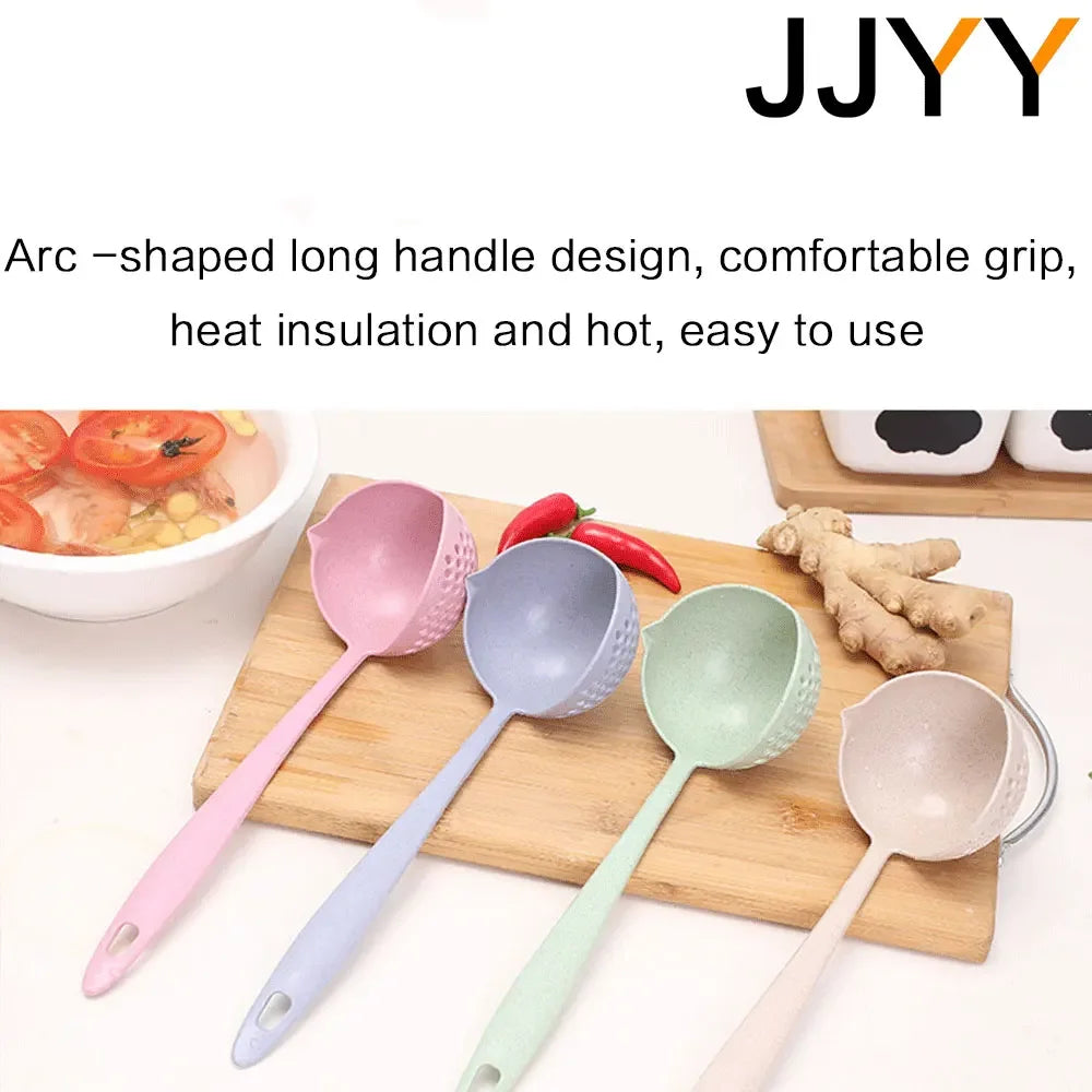 2 in 1 Long handle Kitchen Spoon