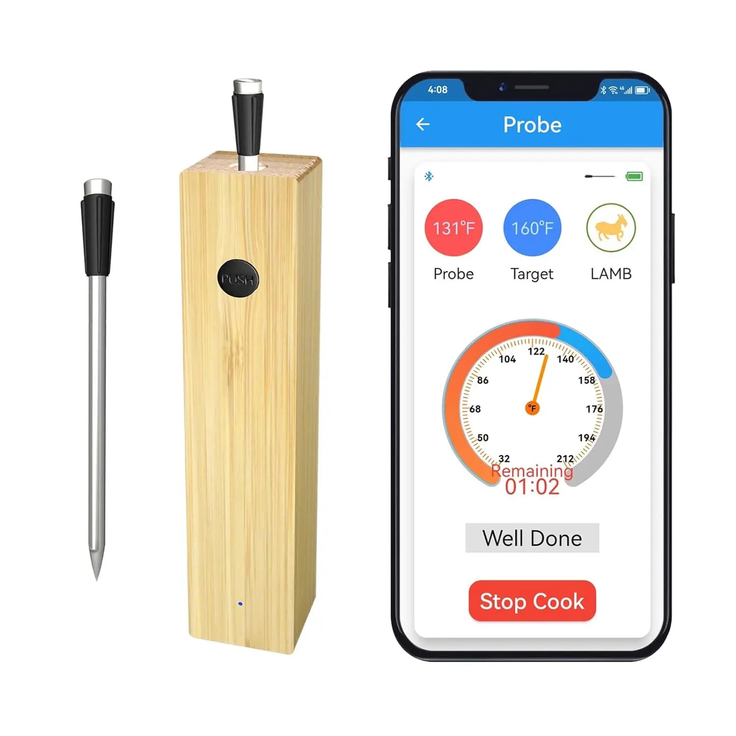 Wireless Meat Thermometer BBQ/Baking