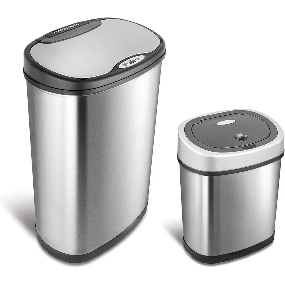 Motion Sensor Trash Can Combo Set