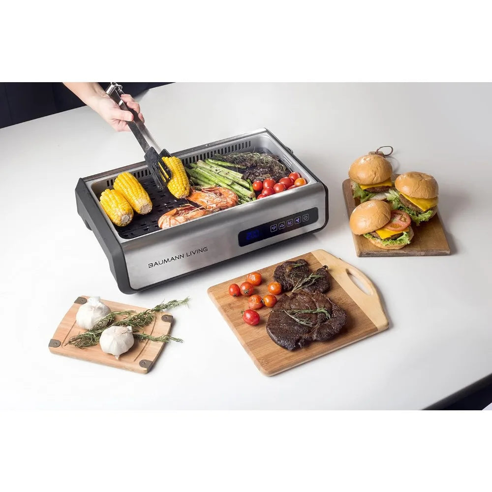 Grill 1500W with Smart LED Touch Screen