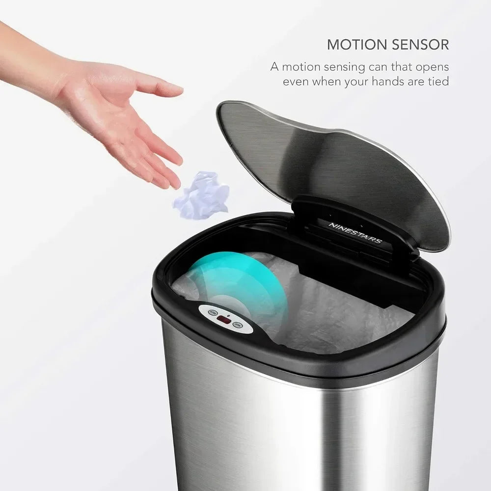 Motion Sensor Trash Can Combo Set