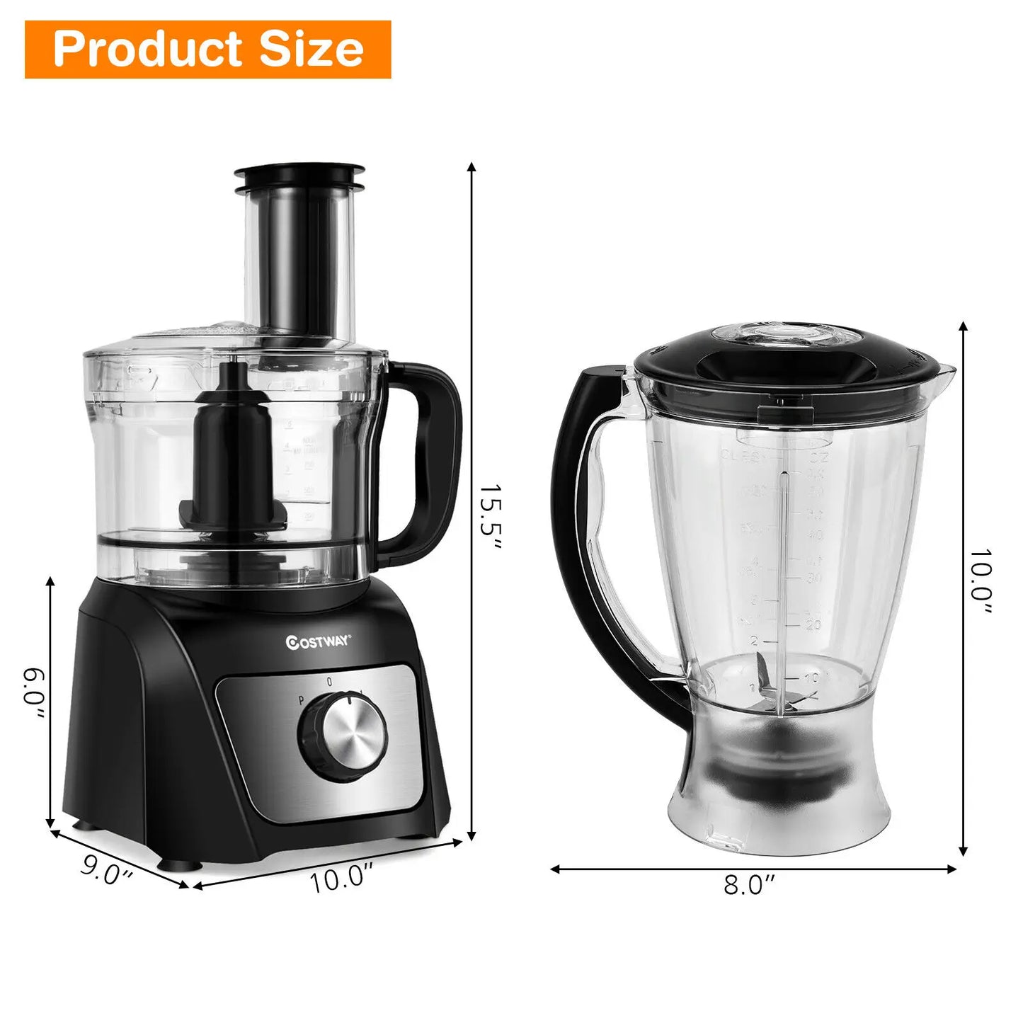 Costway 6 Cup Food Processor