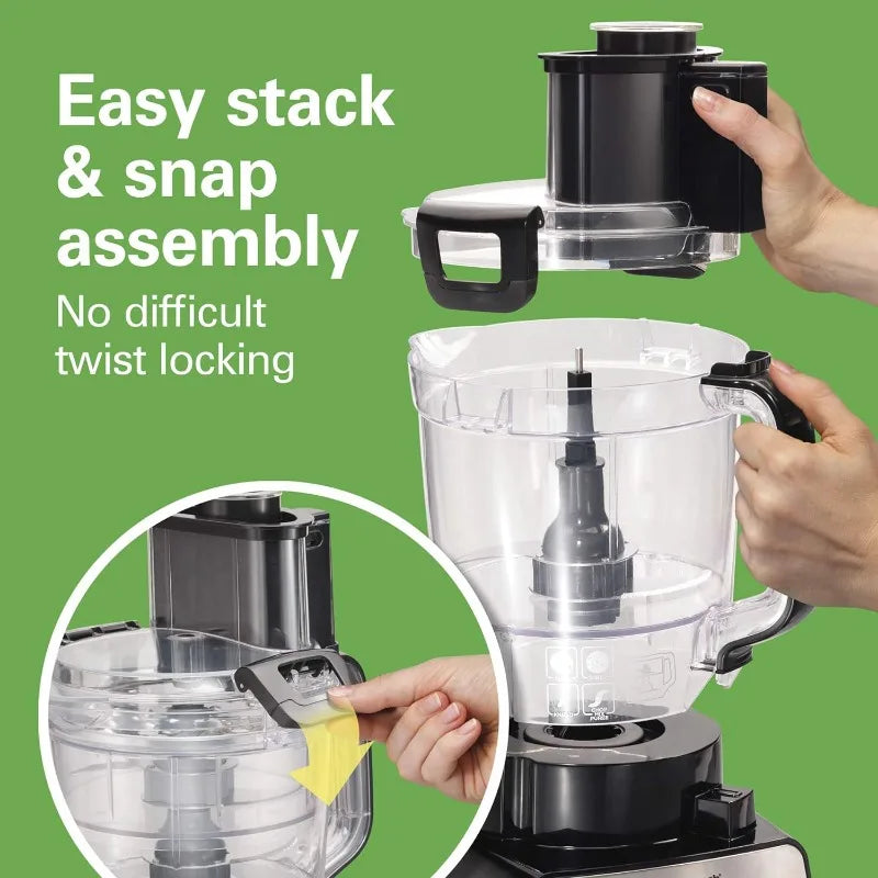 Hamilton Beach Stack & Snap Food Processor