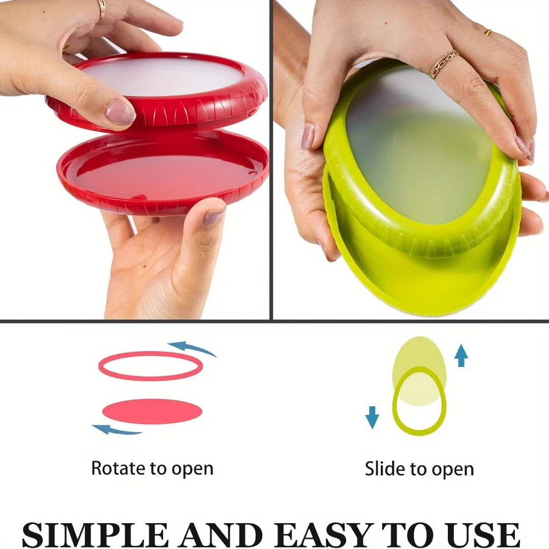 4Pcs Silicone Fruit Storage container