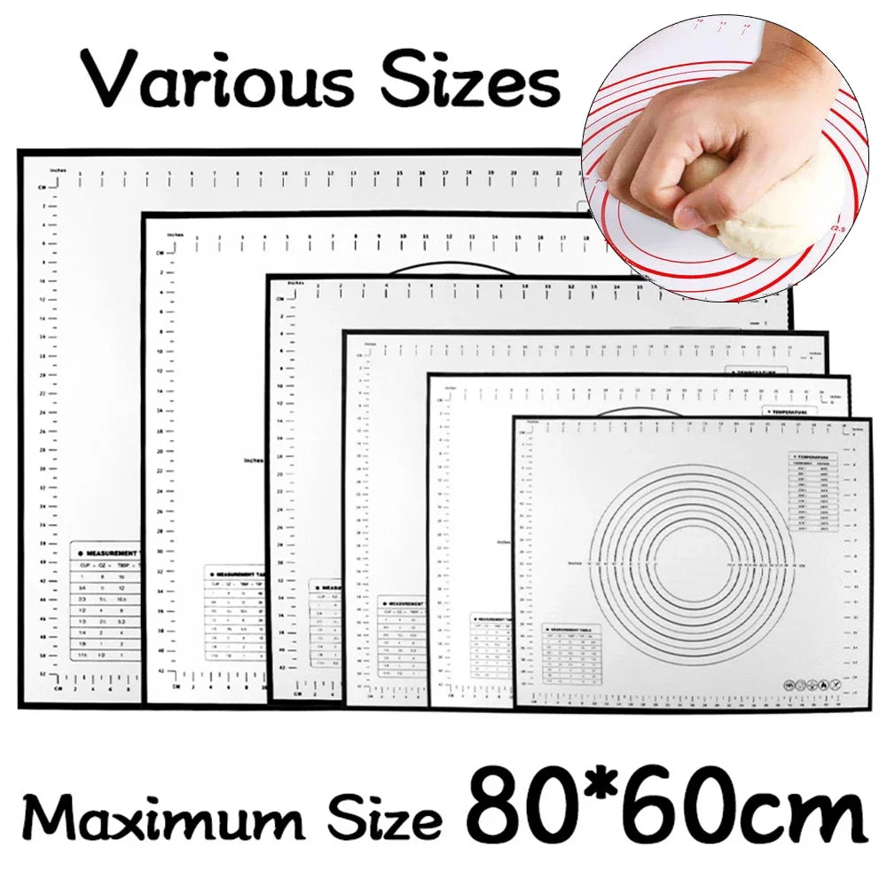 Fiberglass Silicone Baking Mat Large Kneading Pad