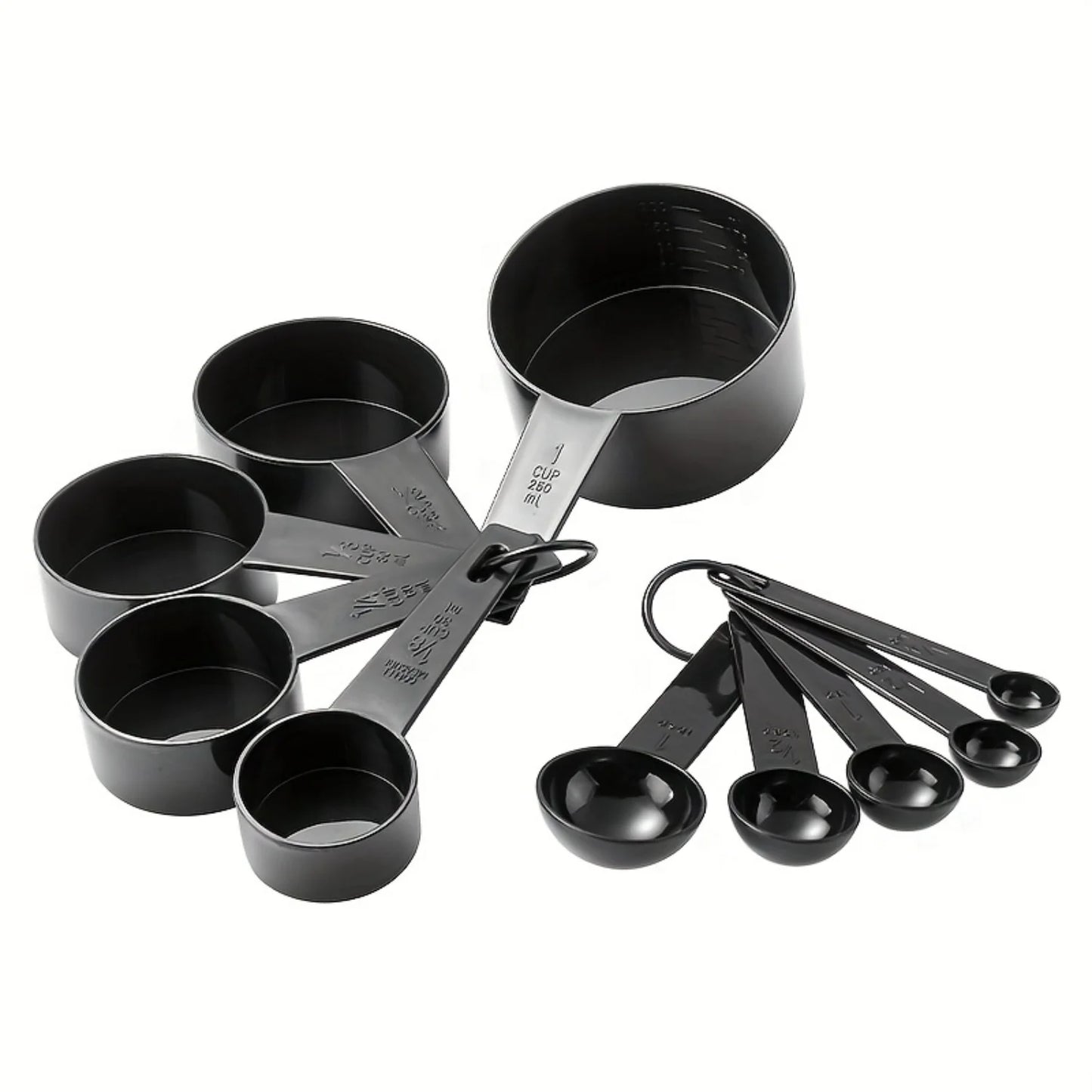 10-Piece Stackable Measuring Cup & Spoon Set