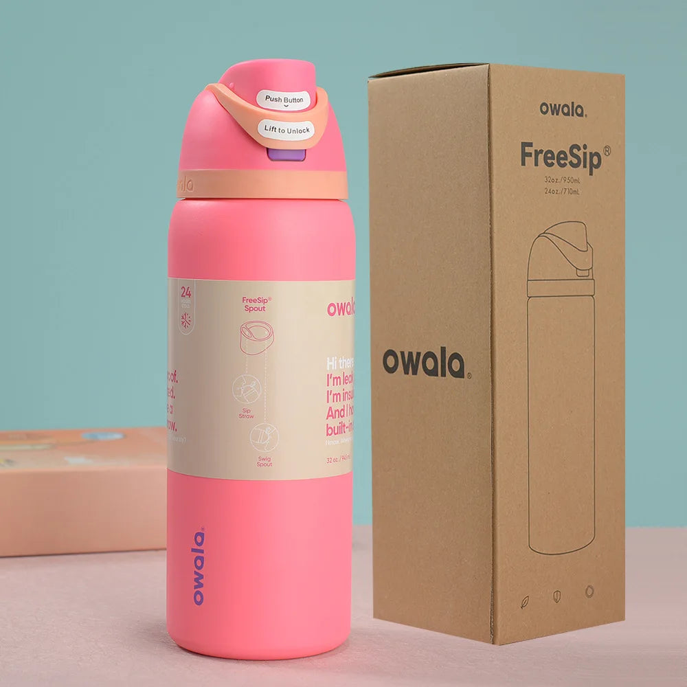 Owala 24/32oz Straw Insulated Water Bottle