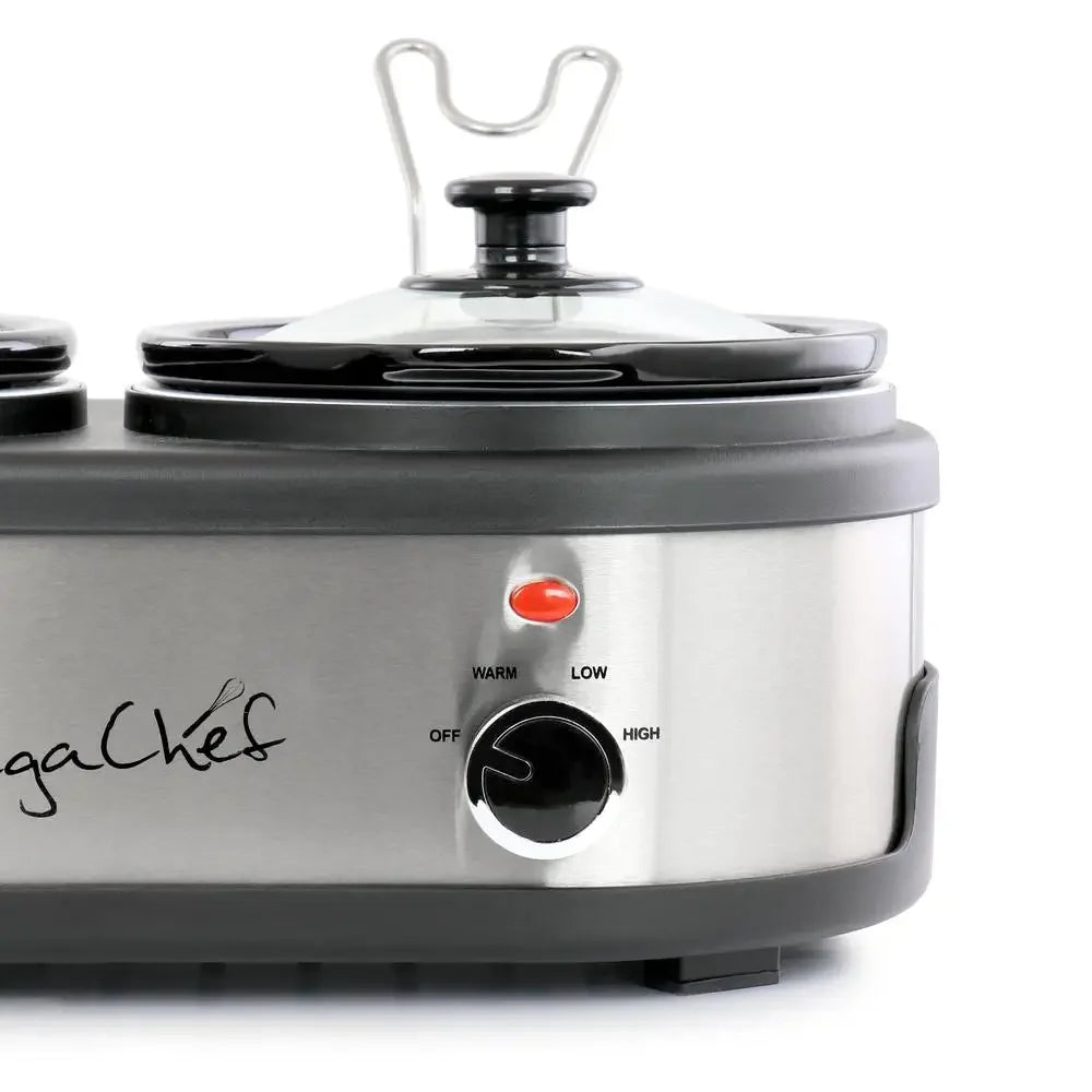 1.5 Quart Dual Crock Pot Slow Cooker