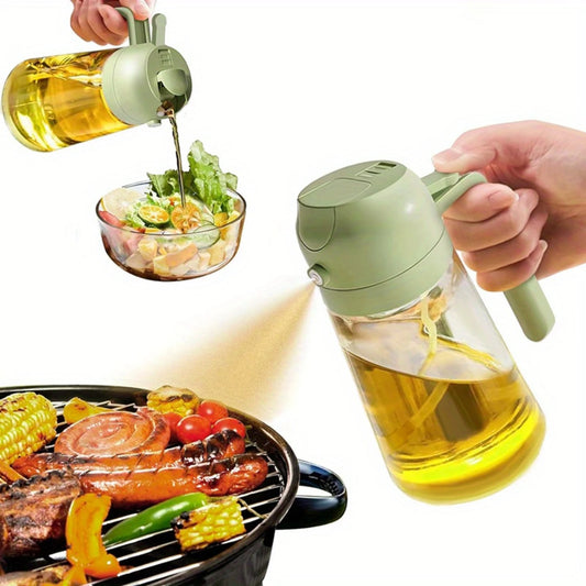 2pcs/1set Large Capacity Oil Spray Kettle