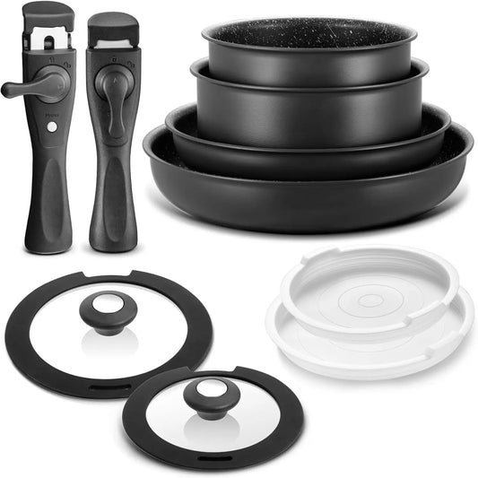 10 Pieces Induction Cookware Set