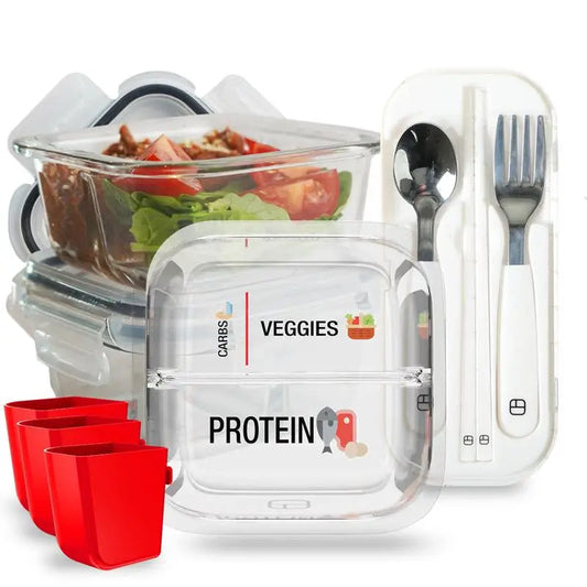 (3-Pack) BariBowl Meal Prep Set