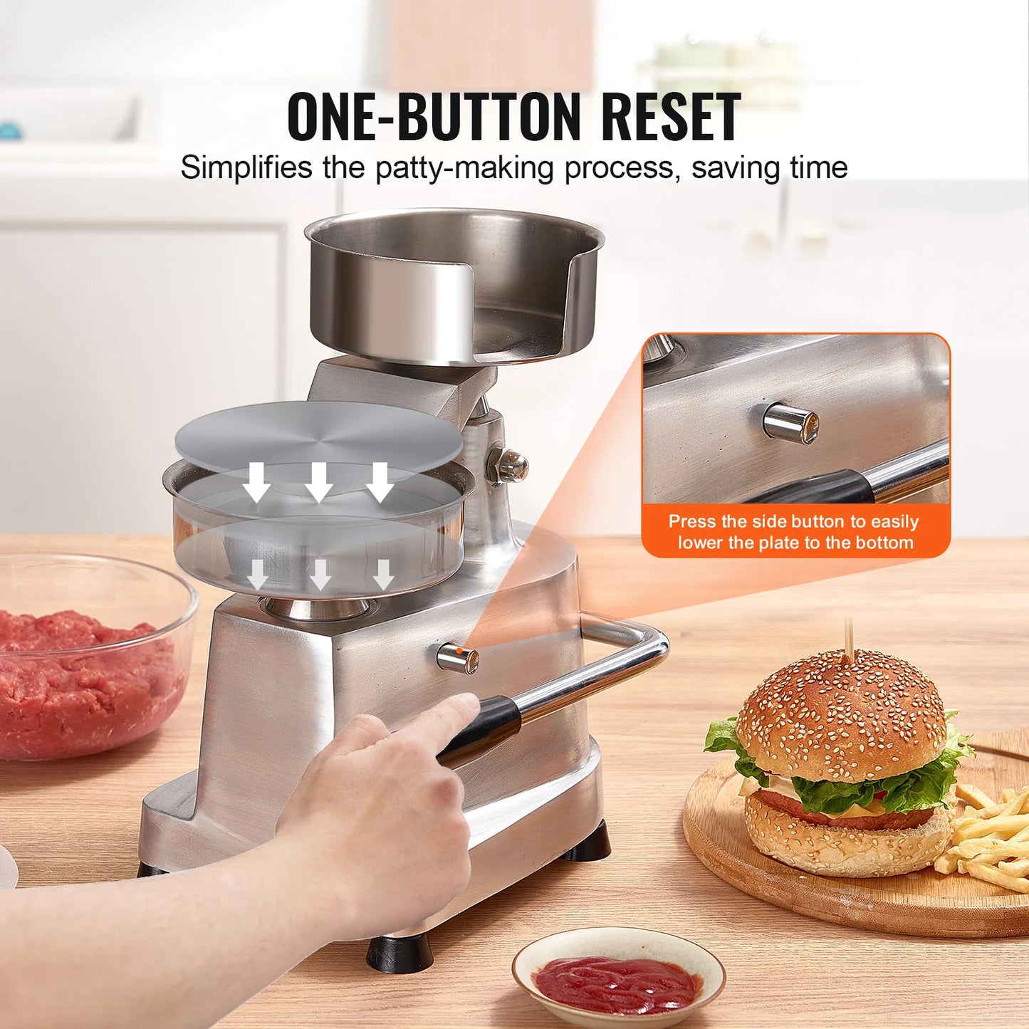 VEVOR Commercial Burger Patty Maker